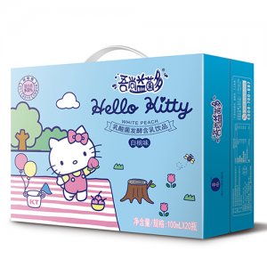 吾尚HelloKitty白桃味100mlX20瓶禮盒