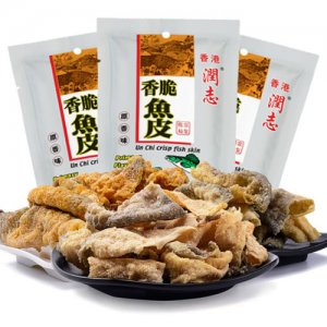 潤(rùn)志海鮮水產(chǎn)魚干香脆魚皮110g