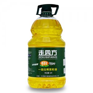 走四方溫榨菜籽油5L