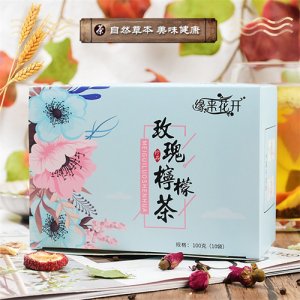 緣來花開玫瑰檸檬茶100g