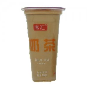 席匯原味奶茶果粒奶茶400ml