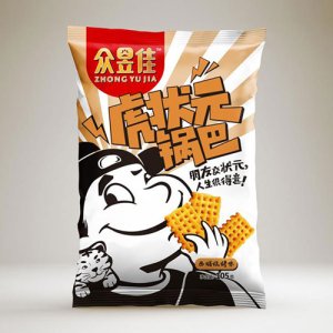 眾昱佳虎狀元鍋巴西域燒烤味105g