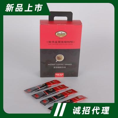 茜卡莊園禮盒裝無蔗糖速溶咖啡40條×15克廠家直銷下午茶飲品代理批發(fā)