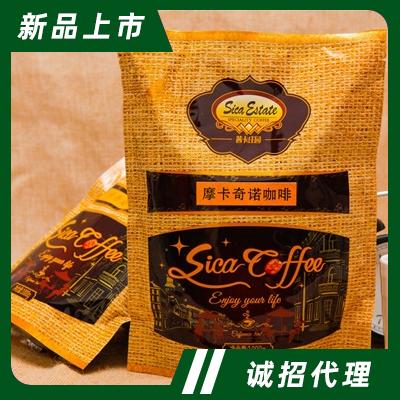 茜卡莊園速溶系列炭火烘焙含糖三合一速溶咖啡加班醒神飲品摩卡奇諾咖啡