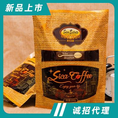 茜卡莊園速溶系列炭火烘焙含糖三合一速溶咖啡加班醒神飲品藍(lán)山咖啡