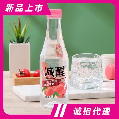 減醒水蜜桃味蘇打水400ml飲料招商