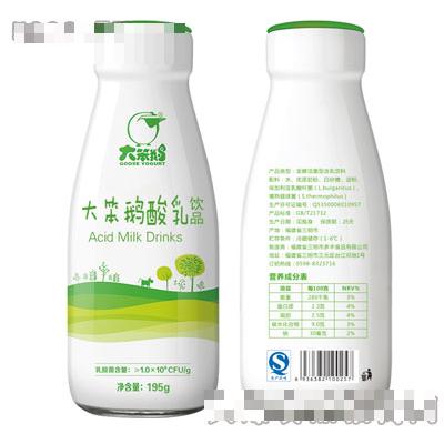 大笨鵝酸菌乳飲品草莓味195g