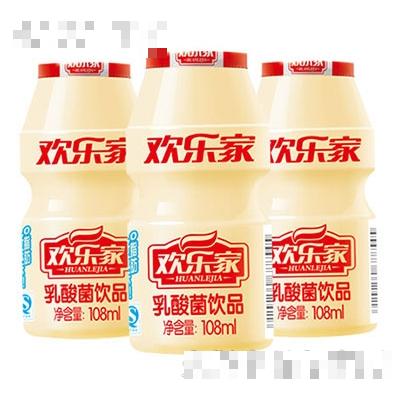 歡樂(lè)家108ml乳酸菌飲品